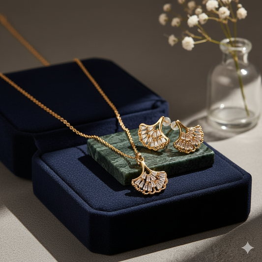 Golden Unique Necklace