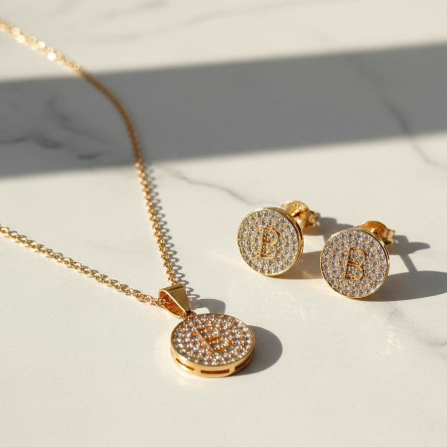 Round Gold Necklace