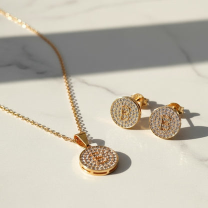 Round Gold Necklace