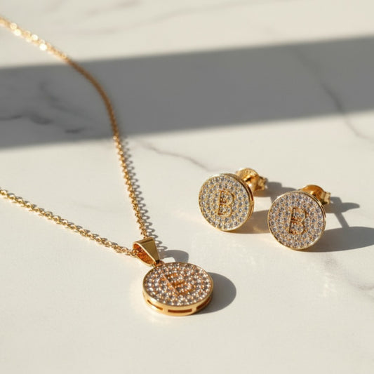 Round Gold Necklace
