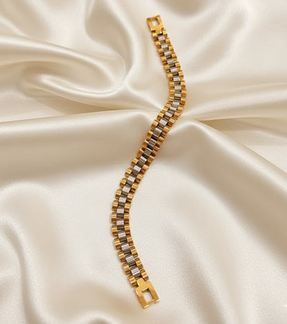Gold Silver Bracelet