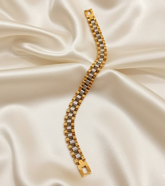 Gold Silver Bracelet