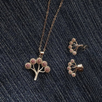 Silver Tree Style Necklace